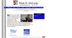 Desktop Screenshot of markdmccurdy.com